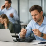 Internetstoring op kantoor oplossen: zo pak je het aan